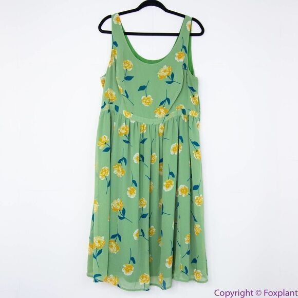 Modcloth Freeing Feeling Fit And Flare Dress, 3X - Picture 2 of 16